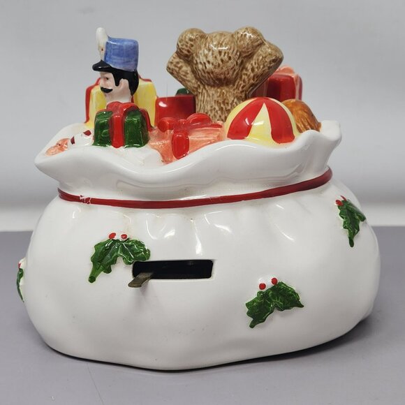 Vintage Otagiri Animated Musical Christmas Ceramic Music Box‎ Works - Picture 3 of 12